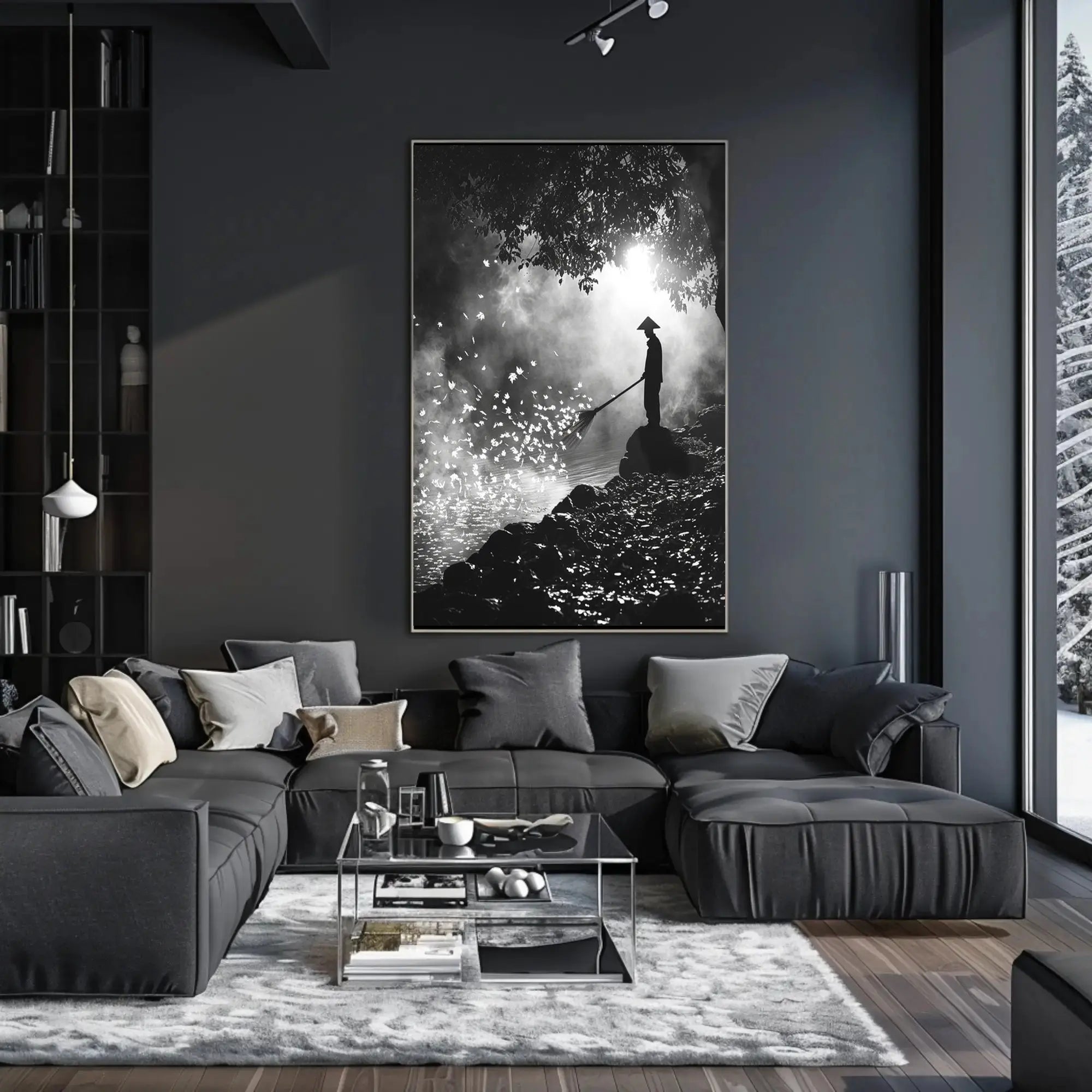 Serene Reflection in Nature Heritage Poster PosterGoat
