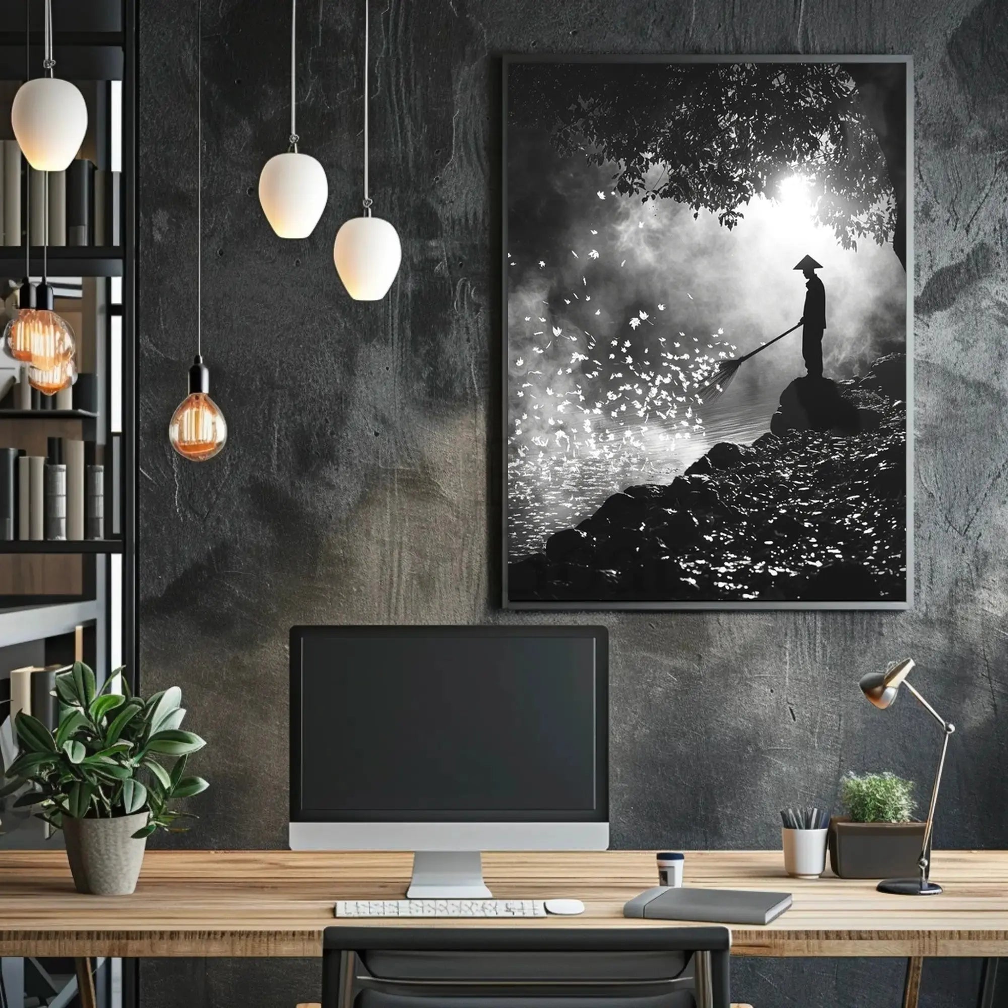 Serene Reflection in Nature Heritage Poster PosterGoat