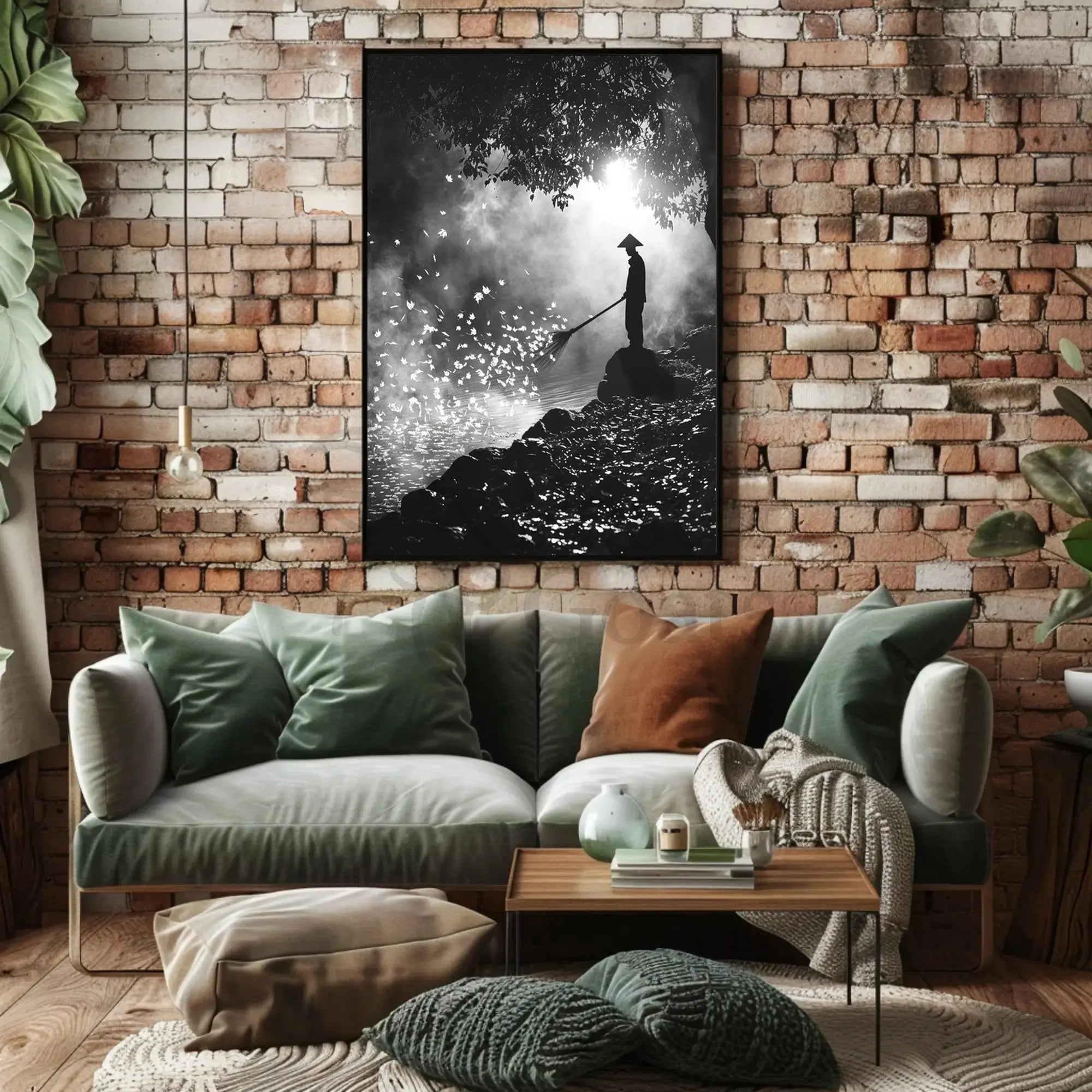 Serene Reflection in Nature Heritage Poster PosterGoat