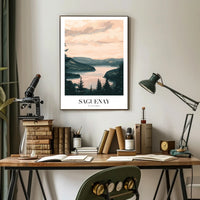 Serene Saguenay Landscape Tranquil Travel Poster PosterGoat