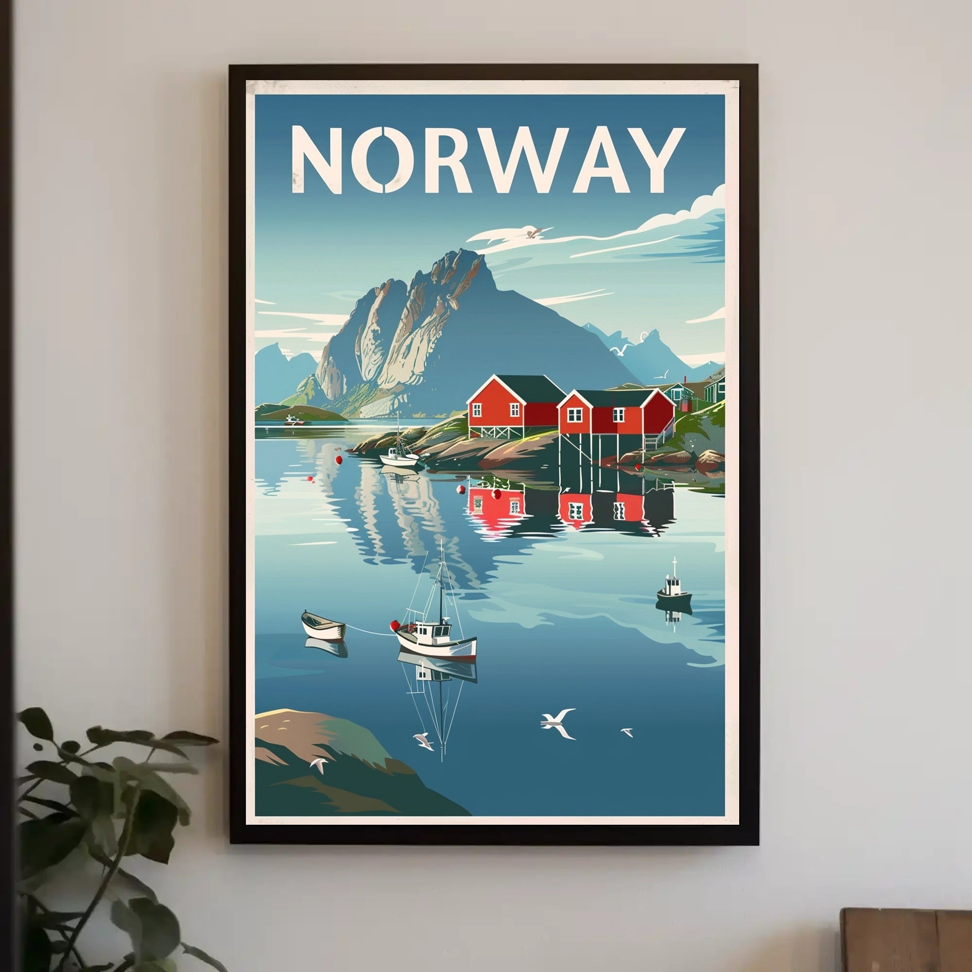 Serene Scandinavian Landscape Travel Poster PosterGoat
