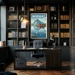 Serene Scandinavian Landscape Travel Poster PosterGoat