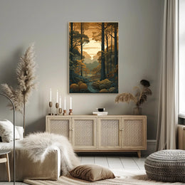 Serene Timeless Forest Landscape National Park Poster PosterGoat