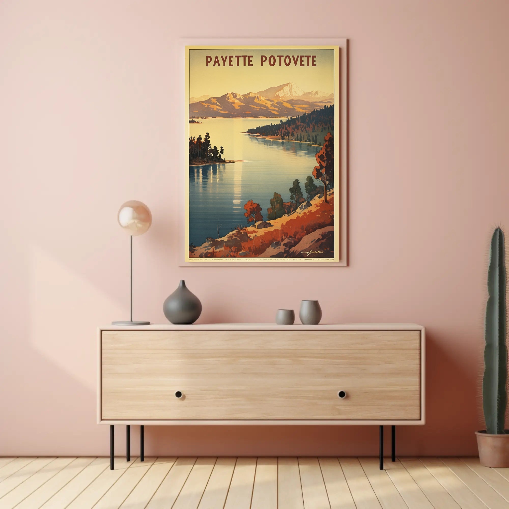 Serene Wilderness Lake National Park Poster PosterGoat