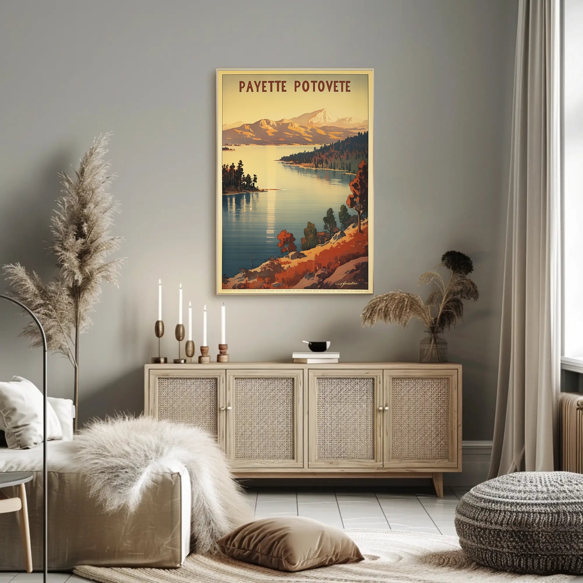 Serene Wilderness Lake National Park Poster PosterGoat