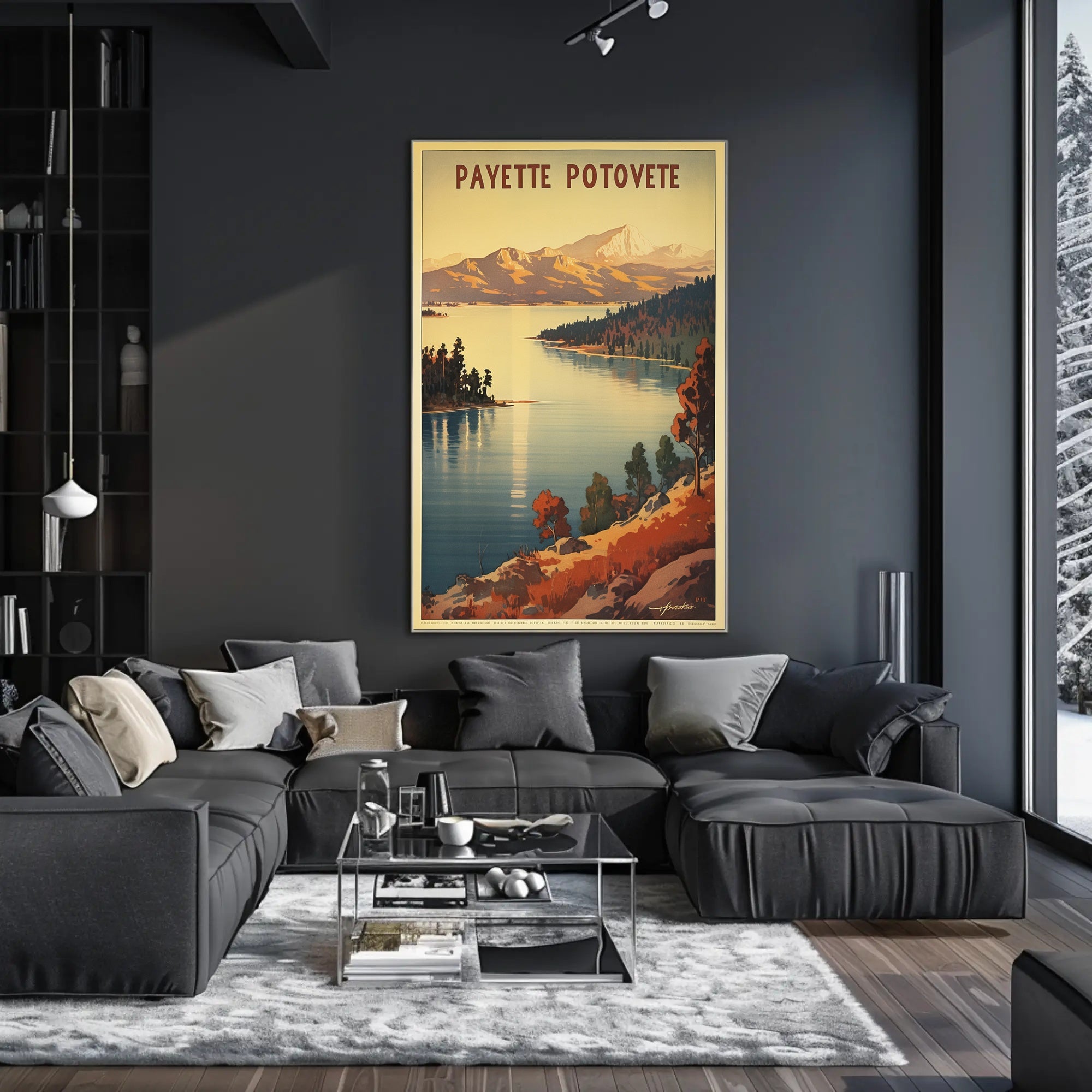 Serene Wilderness Lake National Park Poster PosterGoat