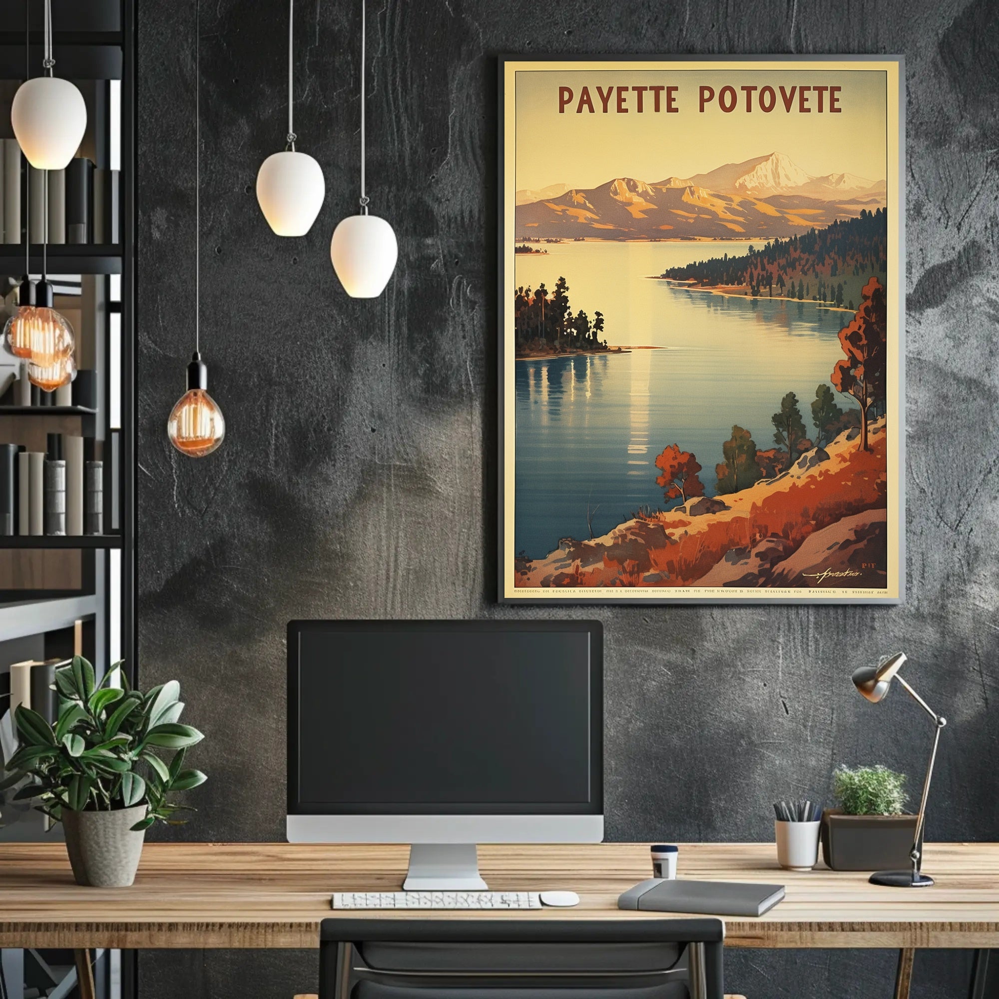 Serene Wilderness Lake National Park Poster PosterGoat