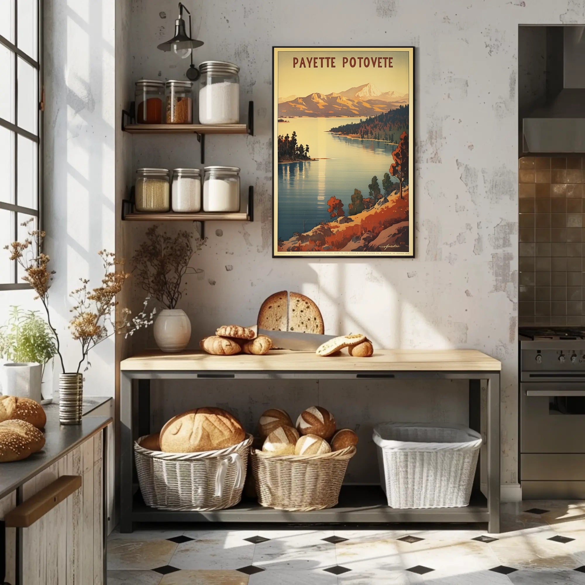 Serene Wilderness Lake National Park Poster PosterGoat