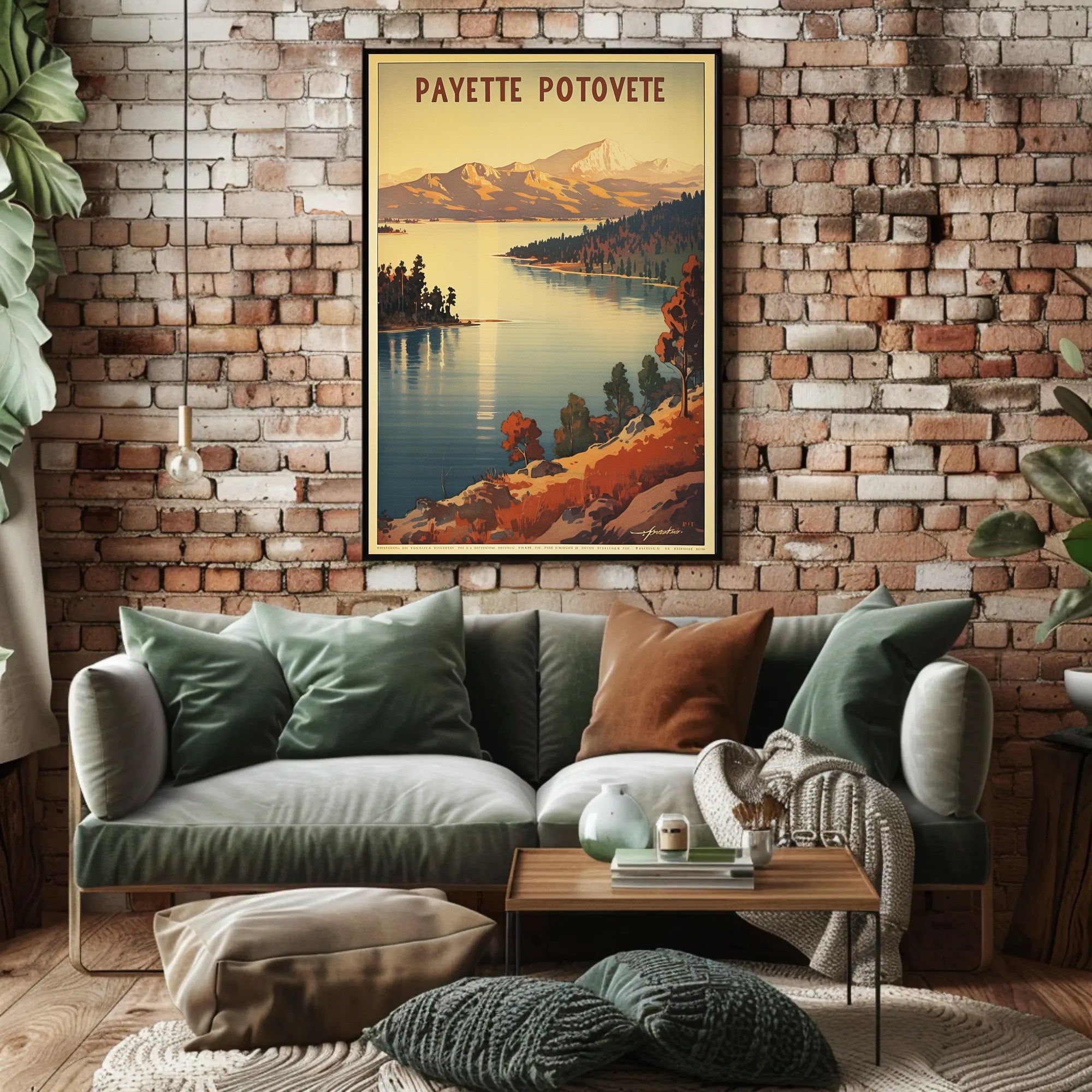 Serene Wilderness Lake National Park Poster PosterGoat