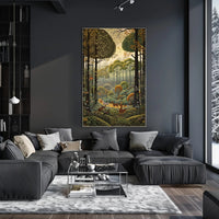 Serene Wildlife Scene in Nature National Park Poster PosterGoat