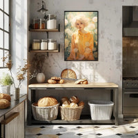 Serene Woman in Nature Artistic Poster PosterGoat