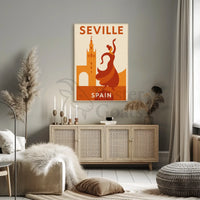 Seville Flamenco Dance Cultural Heritage Poster PosterGoat