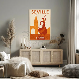 Seville Flamenco Dance Cultural Heritage Poster PosterGoat