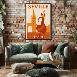 Seville Flamenco Dance Cultural Heritage Poster PosterGoat