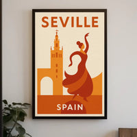 Seville Flamenco Dance Cultural Heritage Poster PosterGoat