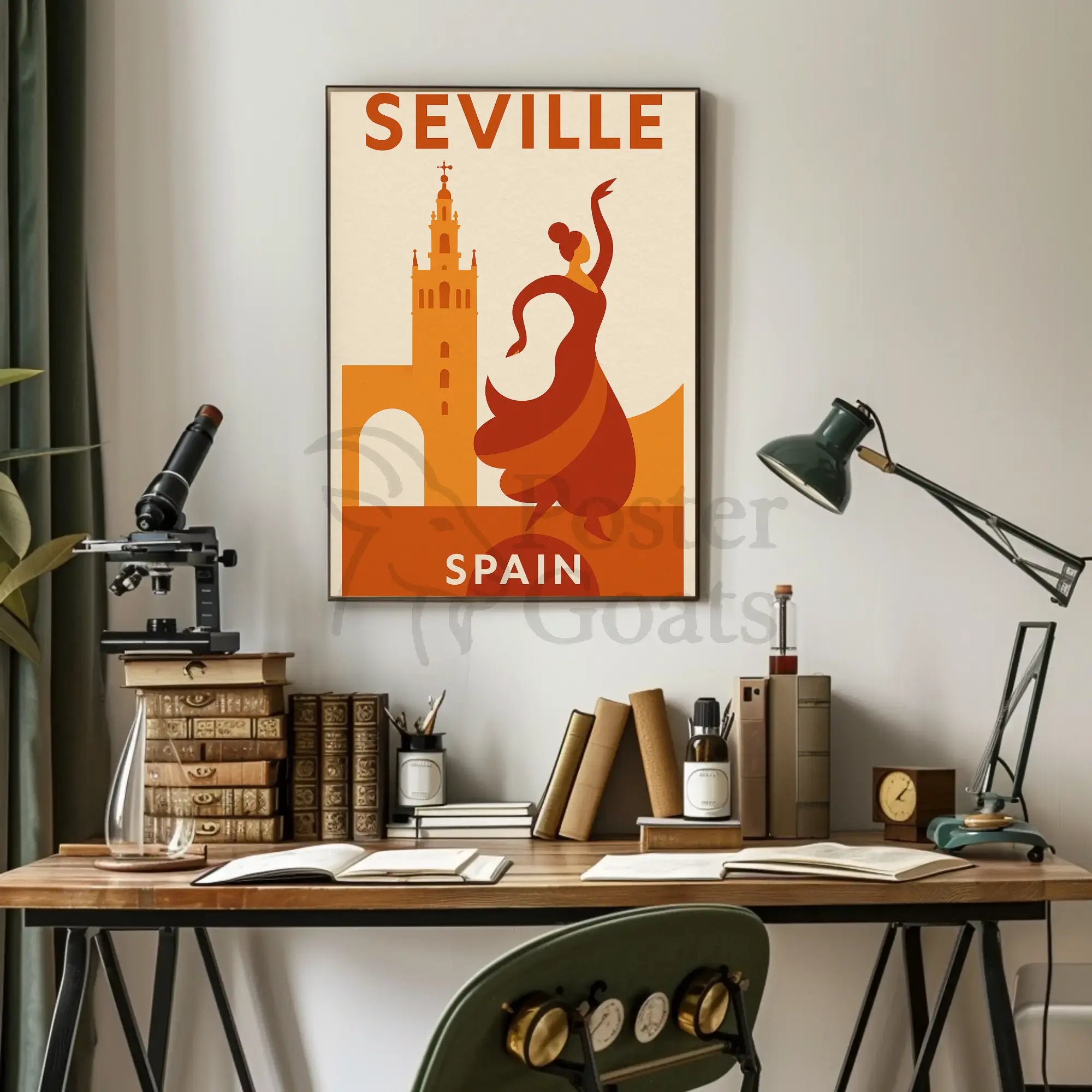 Seville Flamenco Dance Cultural Heritage Poster PosterGoat