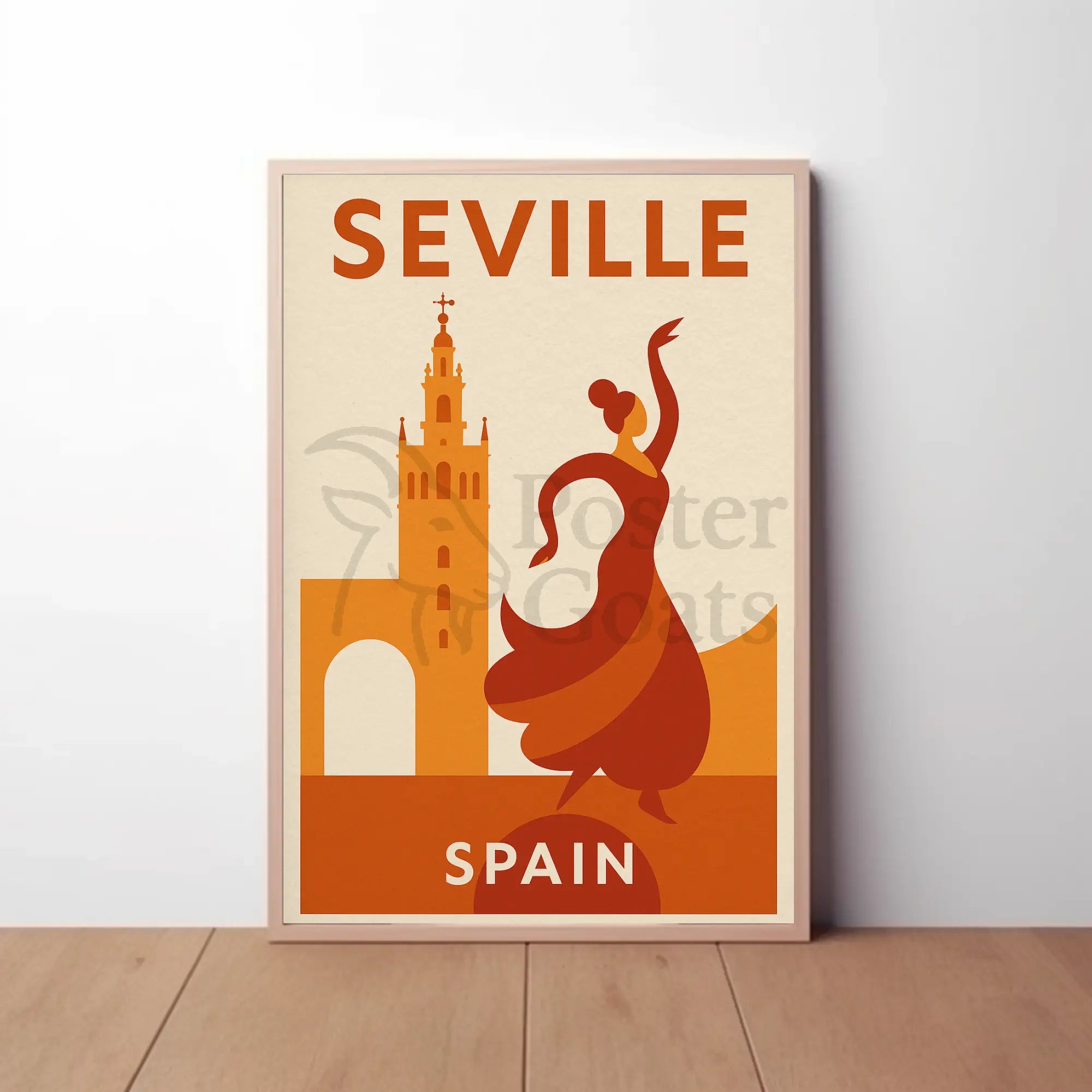 Seville Flamenco Dance Cultural Heritage Poster PosterGoat