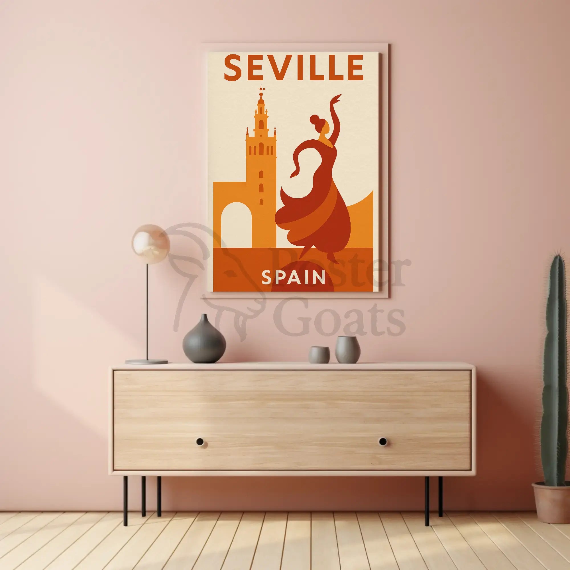 Seville Flamenco Dance Cultural Heritage Poster PosterGoat
