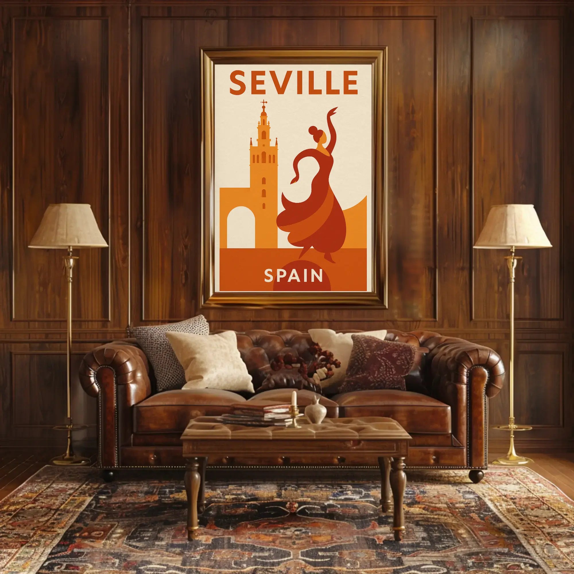 Seville Flamenco Dance Cultural Heritage Poster PosterGoat