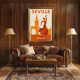Seville Flamenco Dance Cultural Heritage Poster PosterGoat