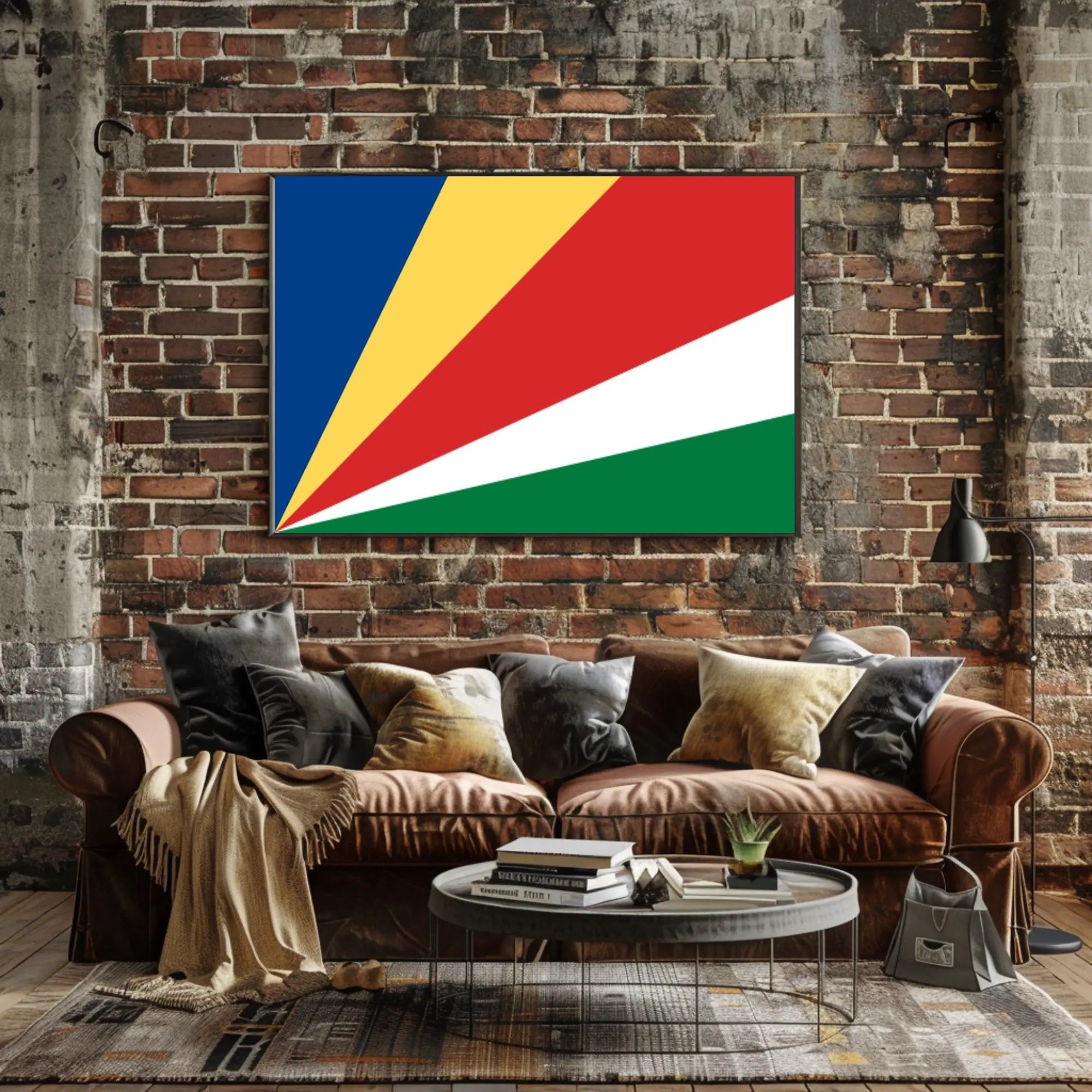 Seychelles Flag Vibrant Patriotic Celebration Design Country Flag Poster PosterGoat