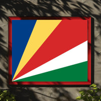 Seychelles Flag Vibrant Patriotic Celebration Design Country Flag Poster PosterGoat