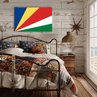 Seychelles Flag Vibrant Patriotic Celebration Design Country Flag Poster PosterGoat