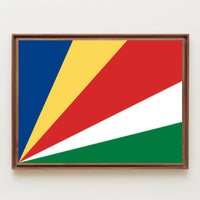 Seychelles Flag Vibrant Patriotic Celebration Design Country Flag Poster PosterGoat