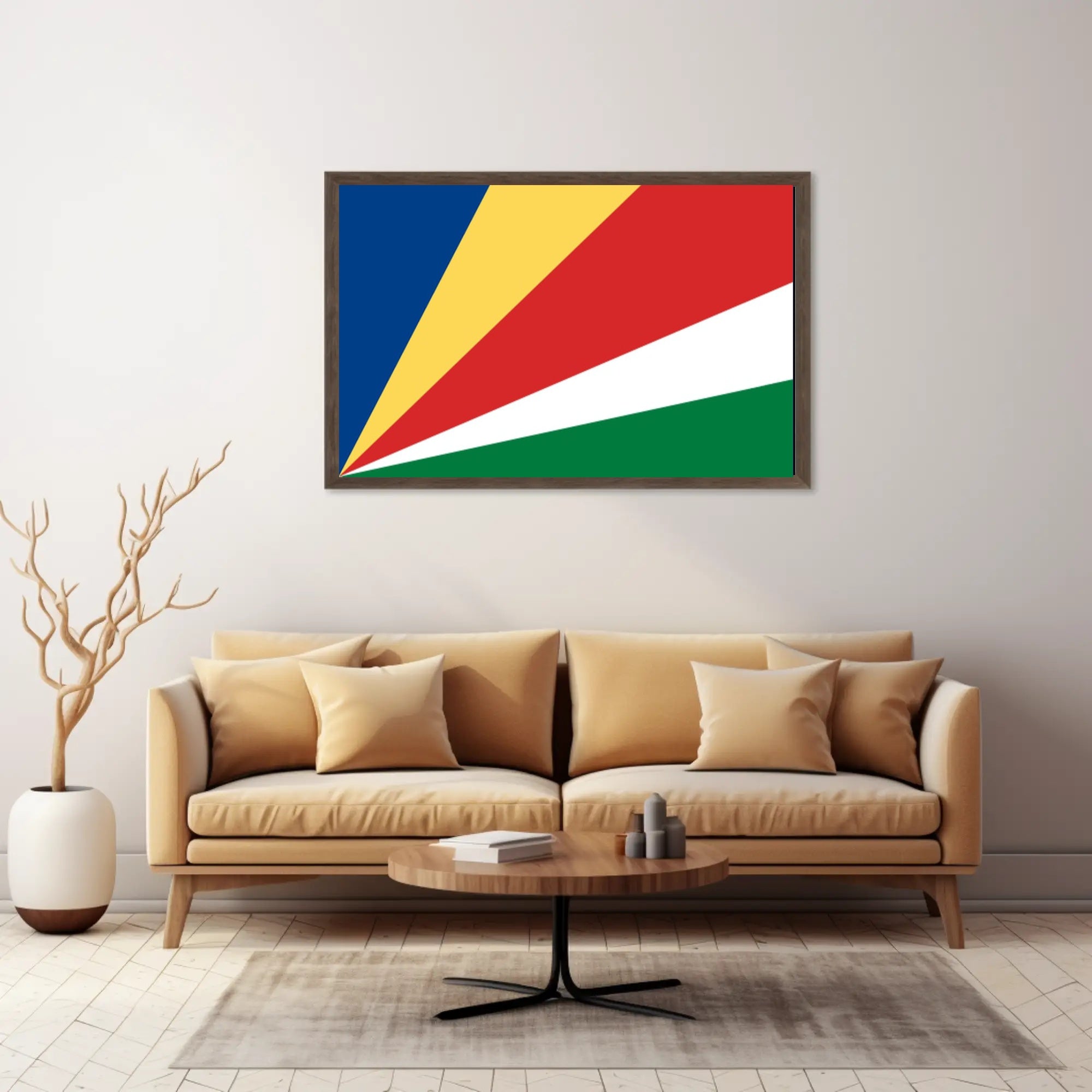 Seychelles Flag Vibrant Patriotic Celebration Design Country Flag Poster PosterGoat