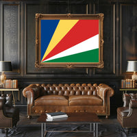Seychelles Flag Vibrant Patriotic Celebration Design Country Flag Poster PosterGoat