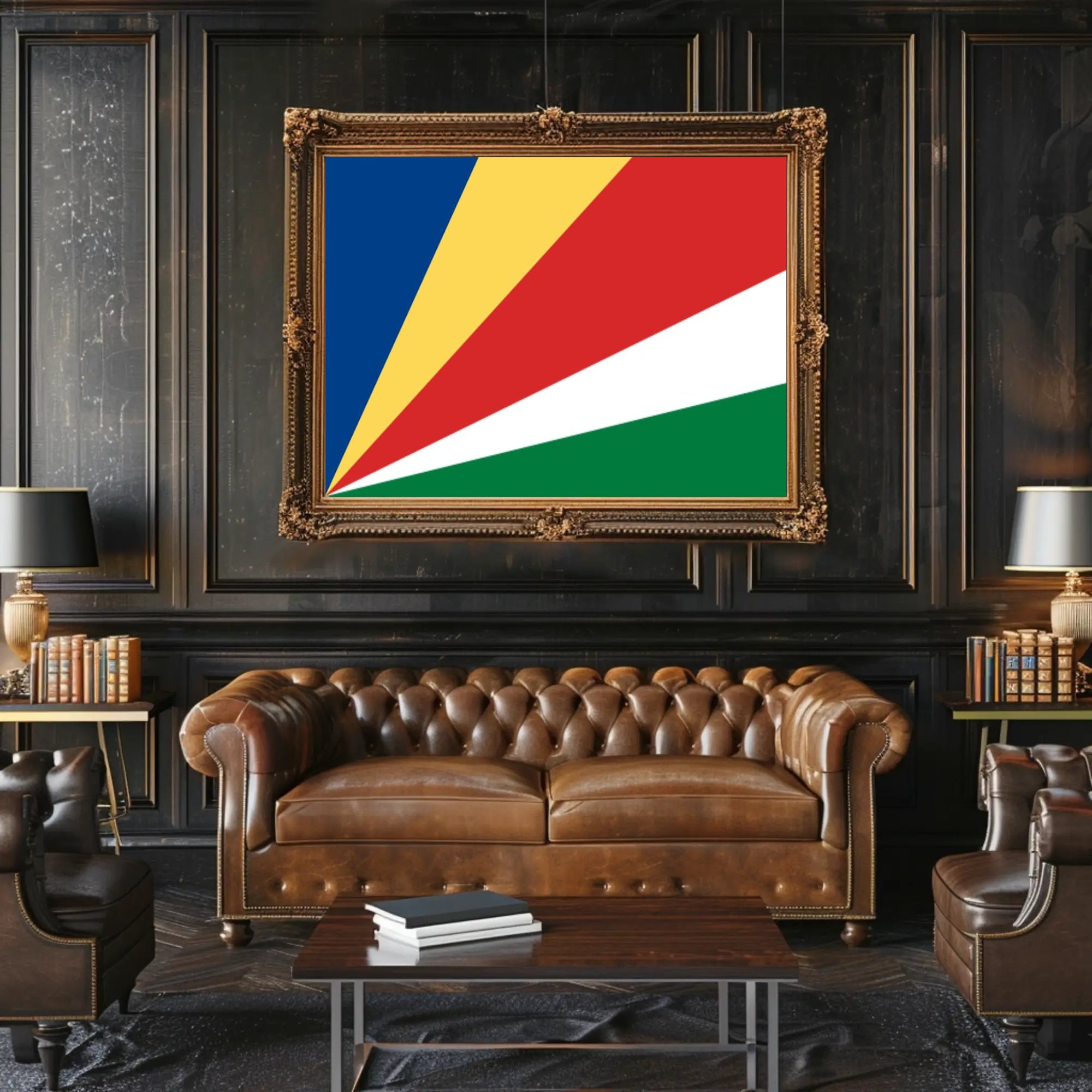 Seychelles Flag Vibrant Patriotic Celebration Design Country Flag Poster PosterGoat