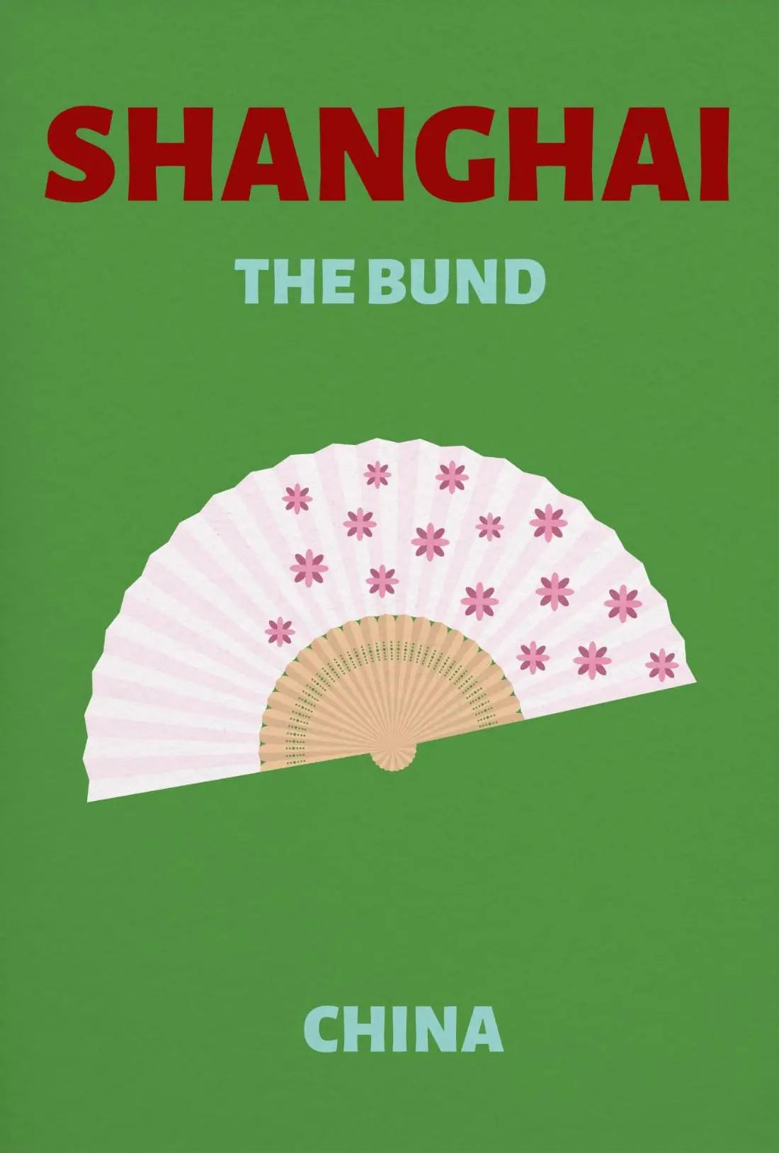 Shanghai The Bund Elegance Cultural or Heritage Poster PosterGoat