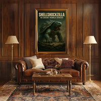 Shellshockzilla The Ground Trembles Poster PosterGoat