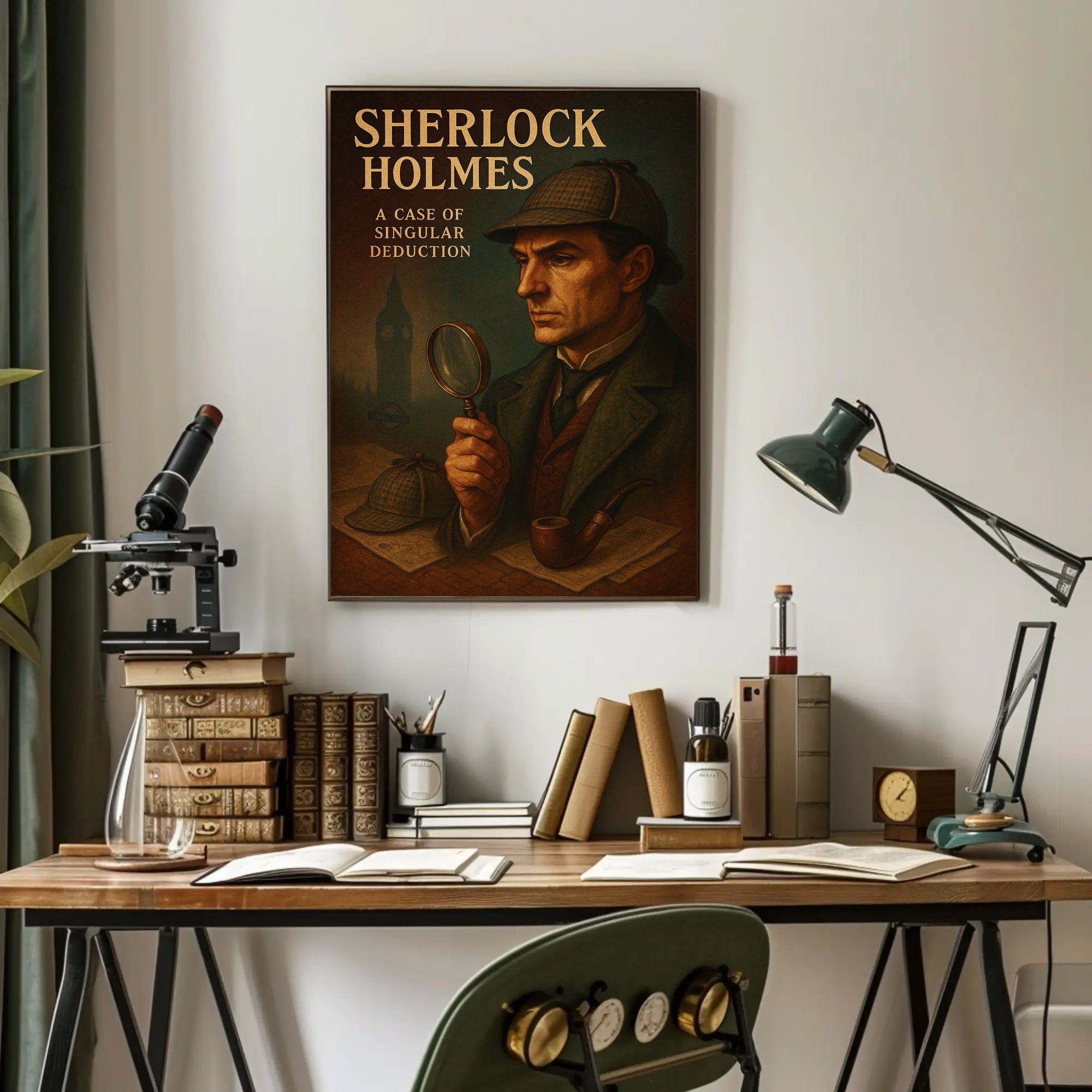 Sherlock Holmes A Case Of Singular Poster PosterGoat