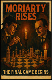 Sherlock Holmes Chess Duel Cultural or Heritage Poster PosterGoat