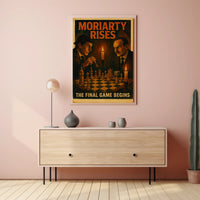 Sherlock Holmes Chess Duel Cultural or Heritage Poster PosterGoat