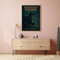 Sherlock Holmes Great Detective Wall Art Print PosterGoat