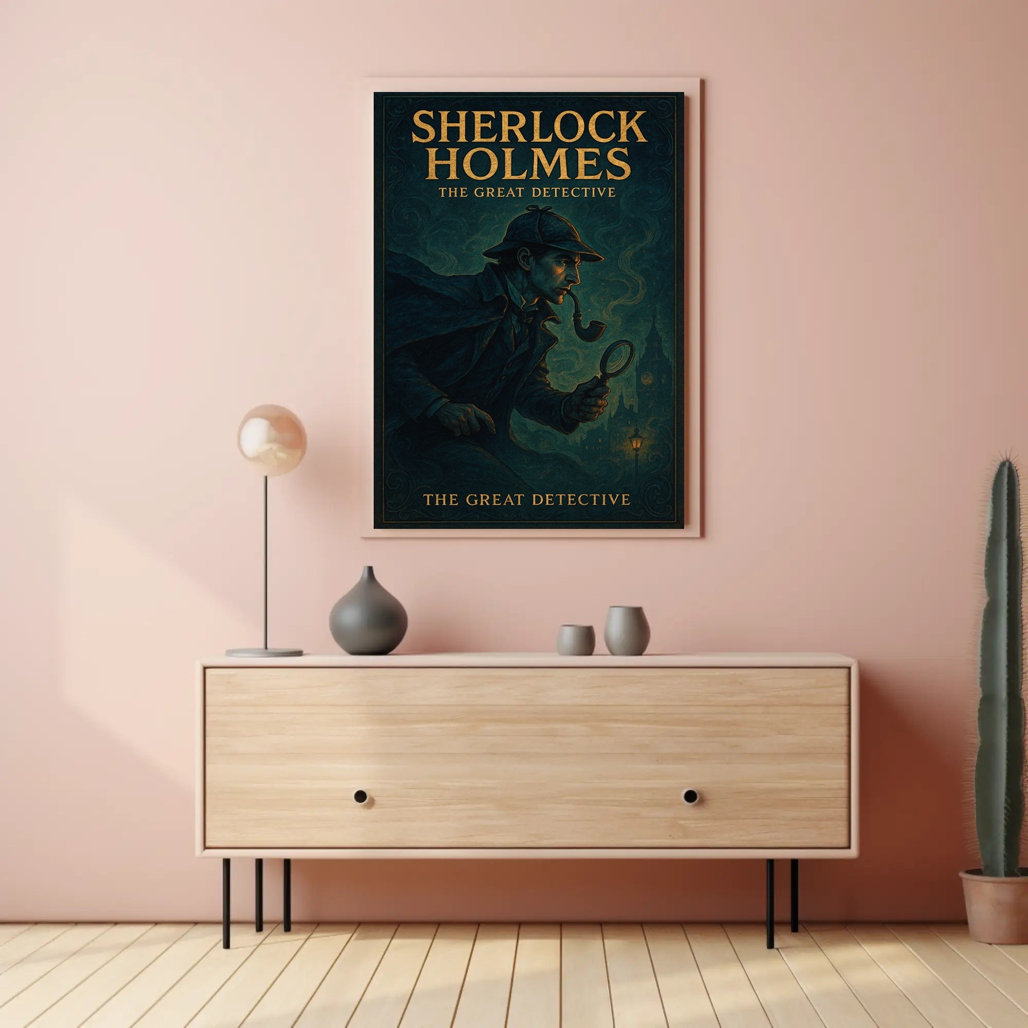 Sherlock Holmes Great Detective Wall Art Print PosterGoat