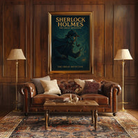 Sherlock Holmes Great Detective Wall Art Print PosterGoat