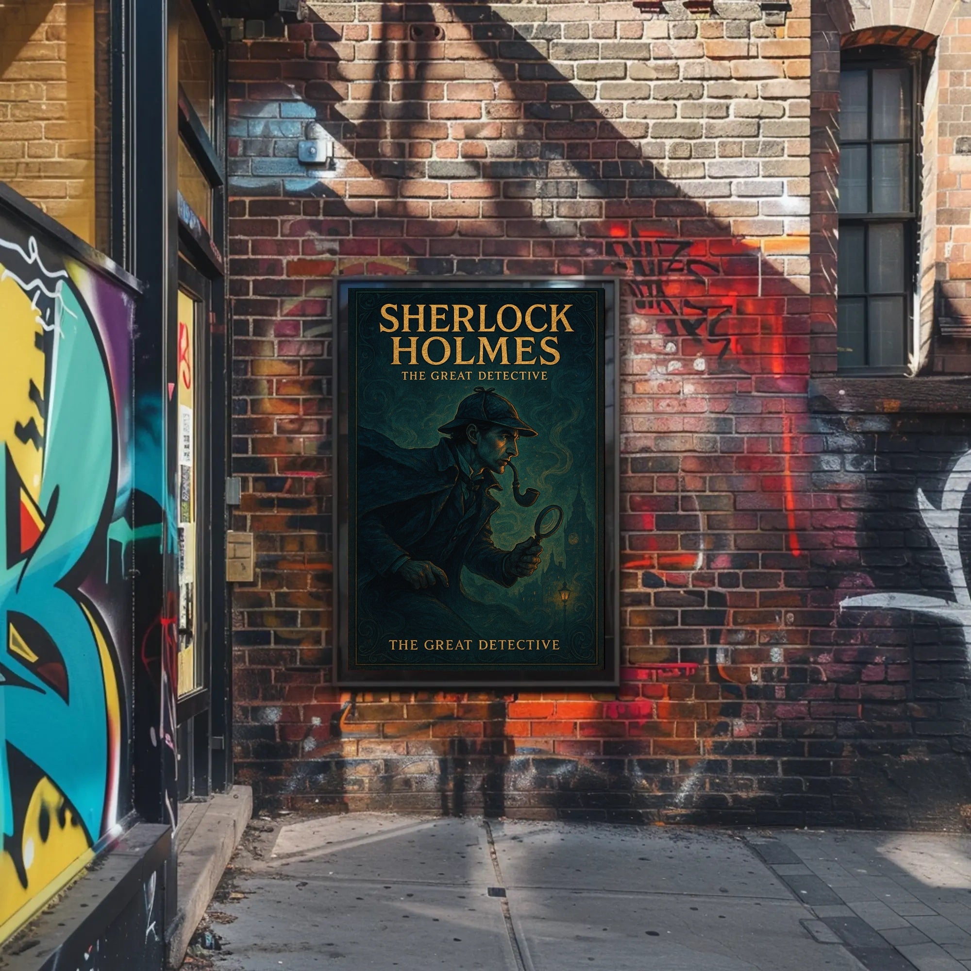 Sherlock Holmes Great Detective Wall Art Print PosterGoat