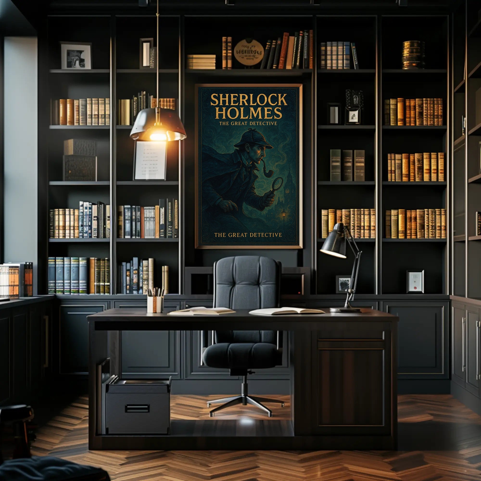 Sherlock Holmes Great Detective Wall Art Print PosterGoat