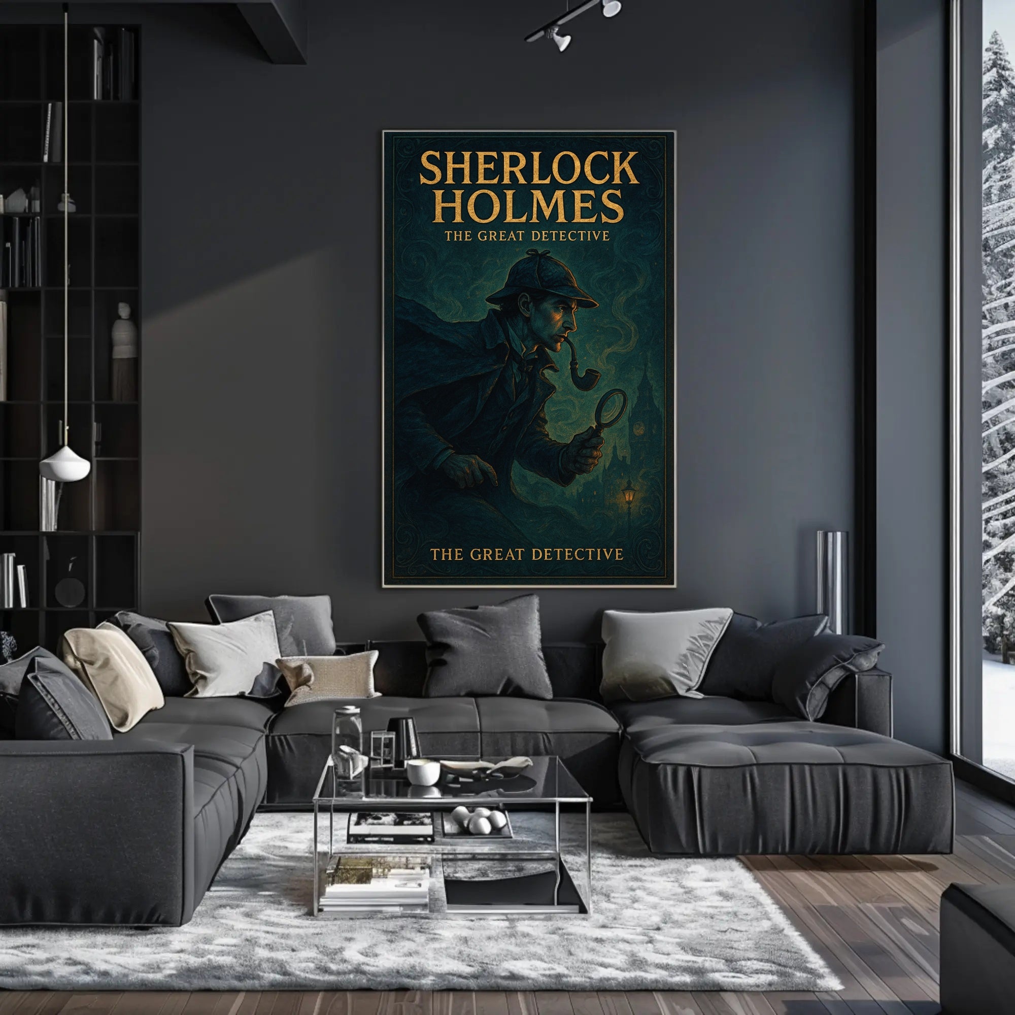 Sherlock Holmes Great Detective Wall Art Print PosterGoat