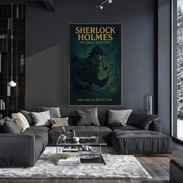 Sherlock Holmes Great Detective Wall Art Print PosterGoat