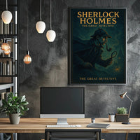 Sherlock Holmes Great Detective Wall Art Print PosterGoat