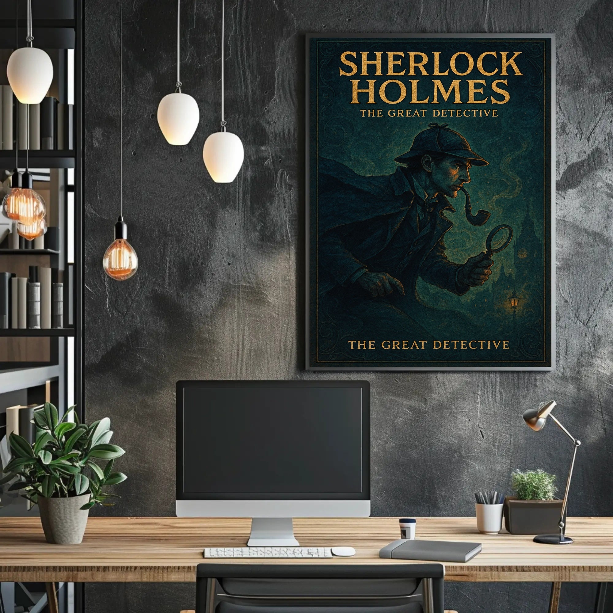 Sherlock Holmes Great Detective Wall Art Print PosterGoat