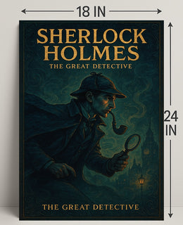 Sherlock Holmes Great Detective Wall Art Print PosterGoat
