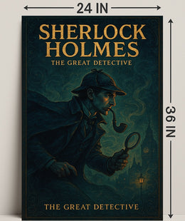 Sherlock Holmes Great Detective Wall Art Print PosterGoat
