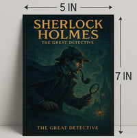 Sherlock Holmes Great Detective Wall Art Print PosterGoat