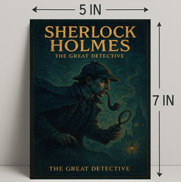 Sherlock Holmes Great Detective Wall Art Print PosterGoat