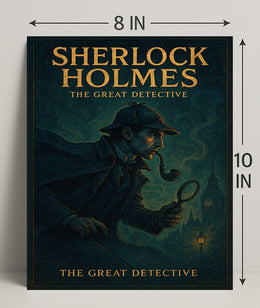 Sherlock Holmes Great Detective Wall Art Print PosterGoat